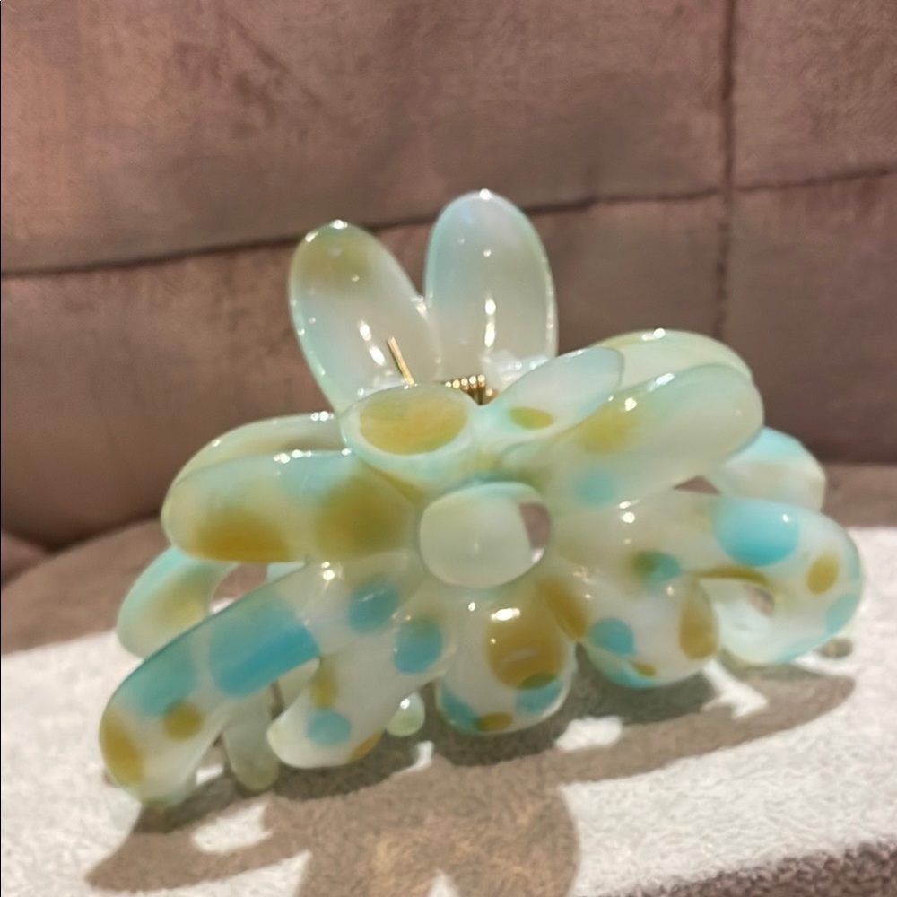 Colorful Floral Hair Clip